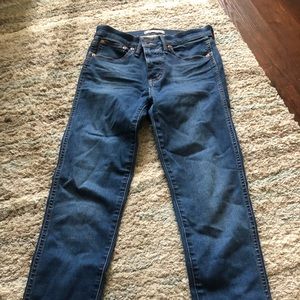 Madewell 9inch high rise skinny Jean